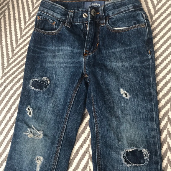 old navy ripped jeans boys